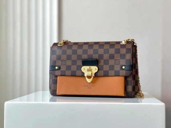 Louis Vuitton  bag - check Brown and orange