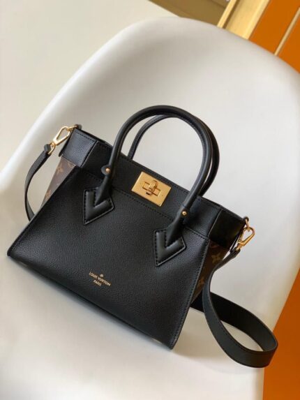 Louis Vuitton On My Side PM tote bag in black