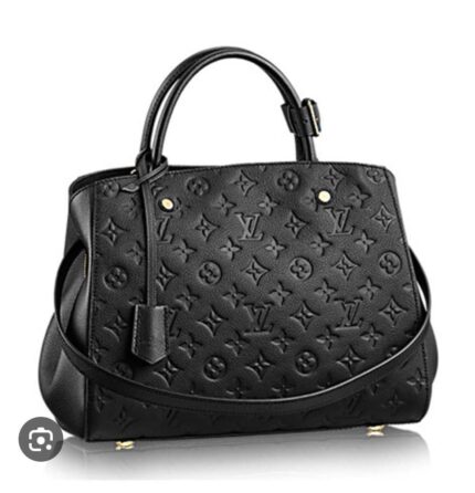 Louis Vuitton Montaigne handbag in black monogram
