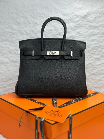 Black Hermès Birkin bag