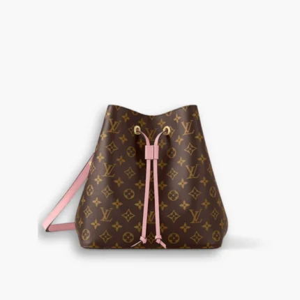 Louis Vuitton NéoNoé MM bucket bag in Monogram and pink lining