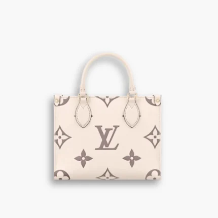 Louis Vuitton OnTheGo PM tote bag white