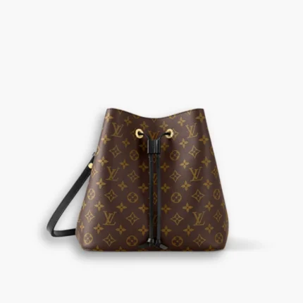 Louis Vuitton NéoNoé MM bucket bag in Monogram and black lining