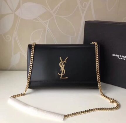 Saint Laurent Kate medium chain bag black
