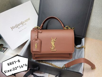 Saint Laurent Medium Monogram Sunset Satchel