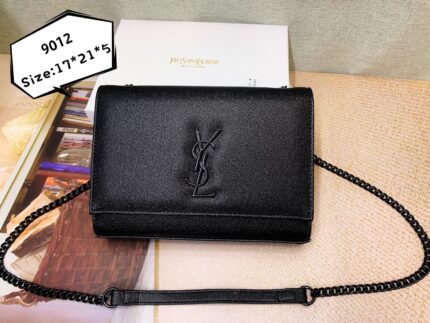 Saint Laurent Kate medium grained leather shoulder bag