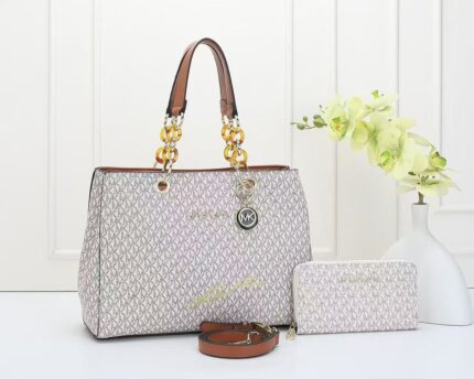 Michael Kors Cynthia Signature Logo Satchel bag