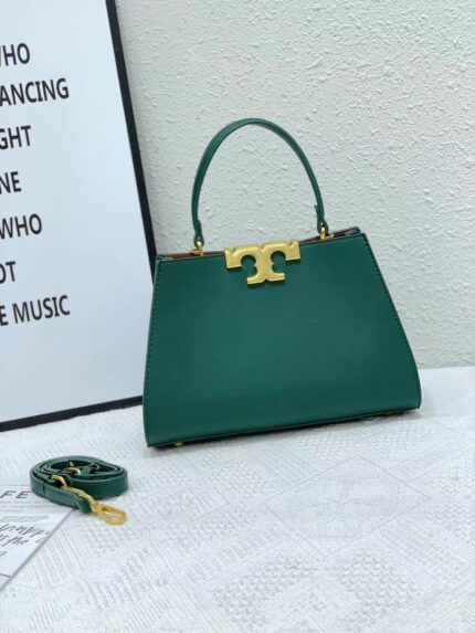 Tory Burch Eleanor Satchel bag green