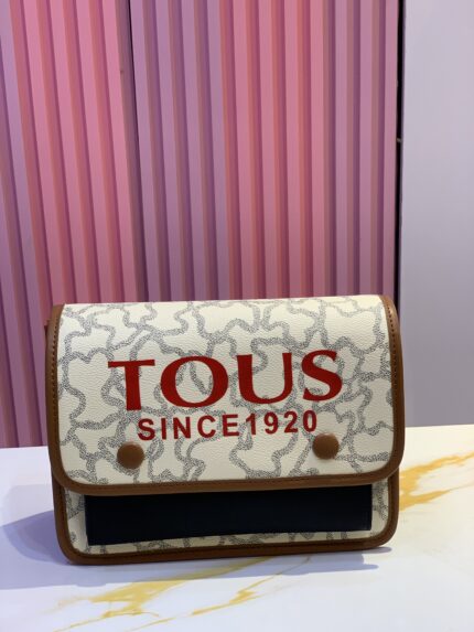 TOUS Audree Kaos Mini crossbody bag in a beige