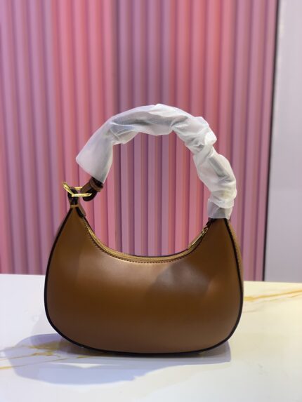 DKNY Thyme hobo bag in a brown polyurethane material