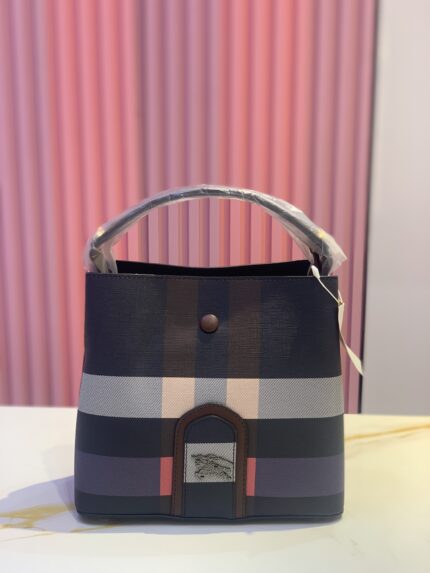 Burberry multicolour striped handbag