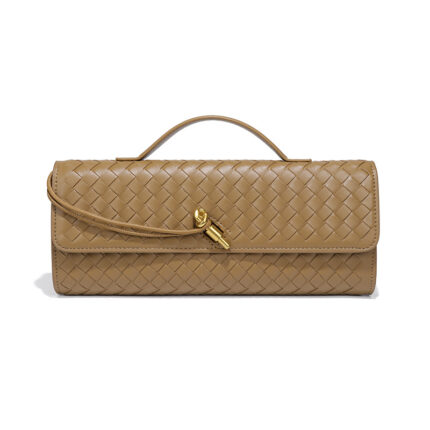 Bottega Veneta Andiamo clutch bag in woven leather