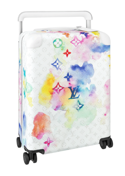 Louis Vuitton Horizon 55 Watercolor Multicolor Cabin Rolling Luggage Travel Bag.