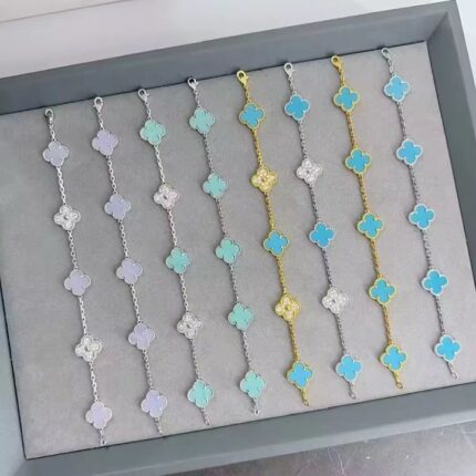 Van Cleef & Arpels Alhambra-inspired bracelets