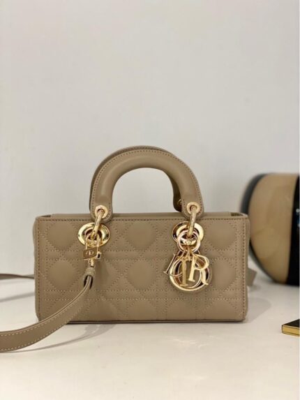 Small Lady D-Joy Bag Cannage Lambskin