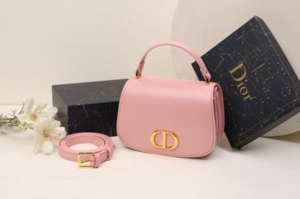 Dior Small 30 Montaigne Avenue Top Handle Bag Pale Pink
