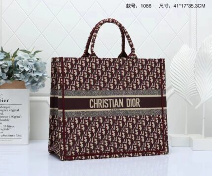 Christian Dior Large Oblique Book Tote Bag