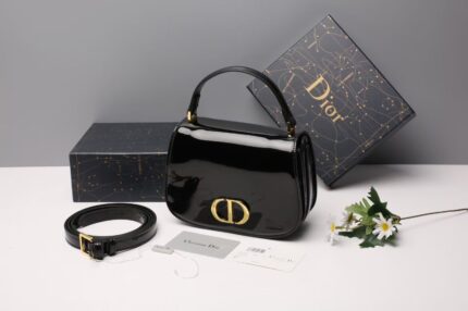 Dior Montaigne Avenue Top Handle Shiny Bag