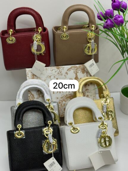 Dior 'Lady Dior' bag in black with gold-tone hardware